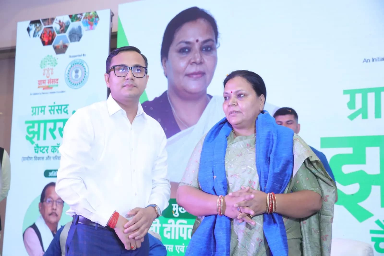 With the chief guest at the Jharkhand Chapter Conclave
