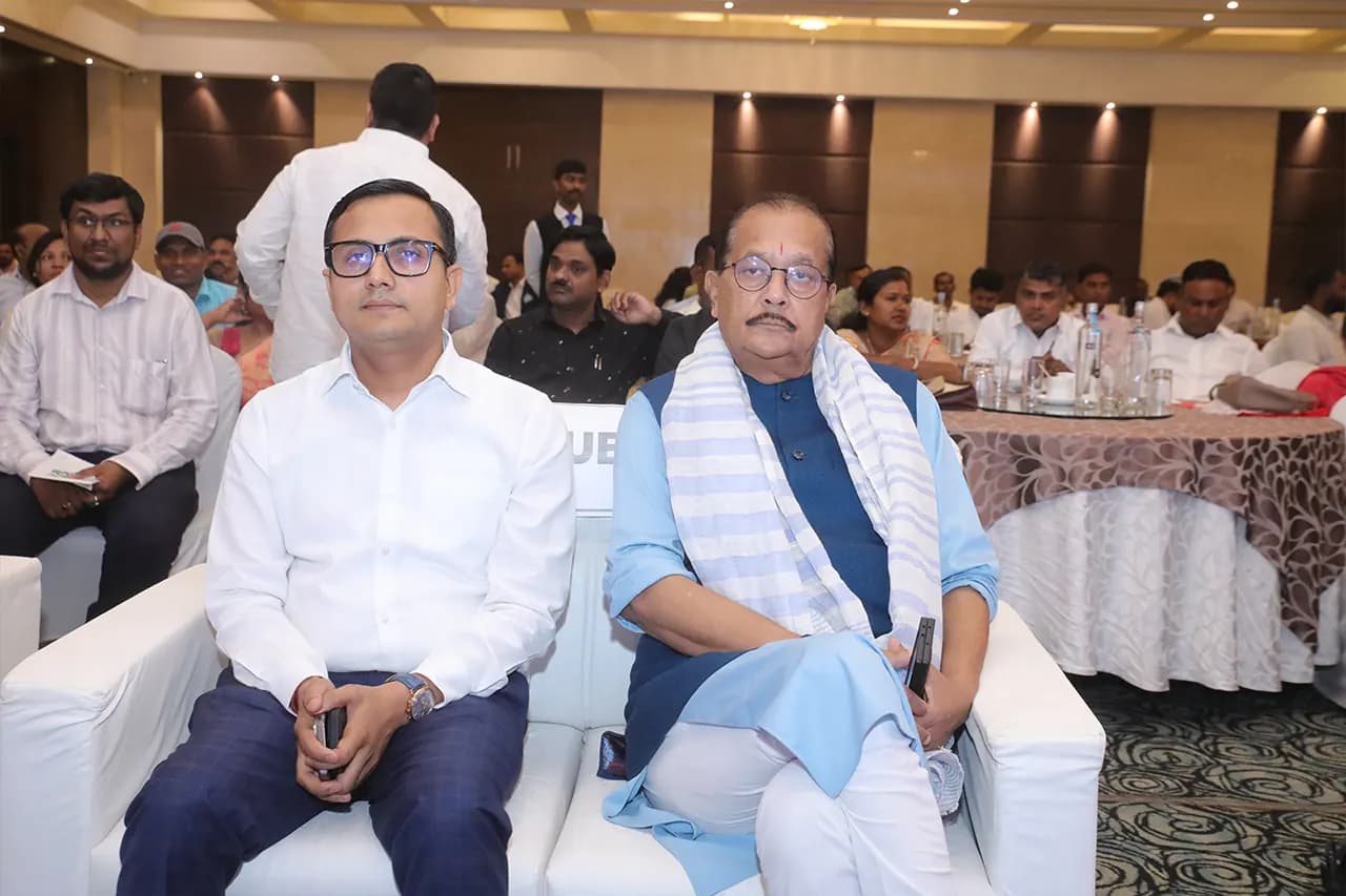 In the front row at the Jharkhand Conclave